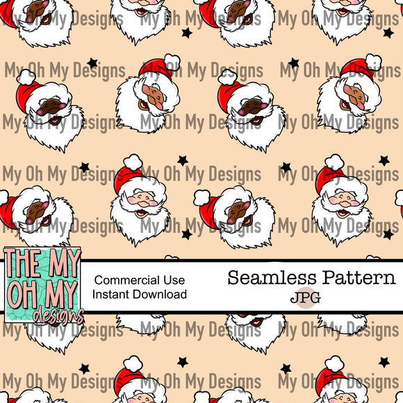 Santa, Winter, Christmas - Seamless File