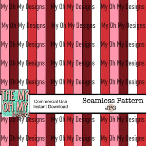 Stripes, Valentines Day - Seamless File