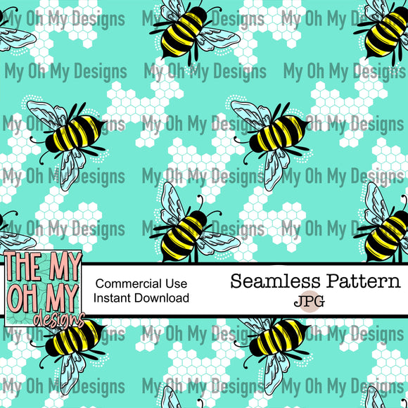 Honey Bees - Seamless File