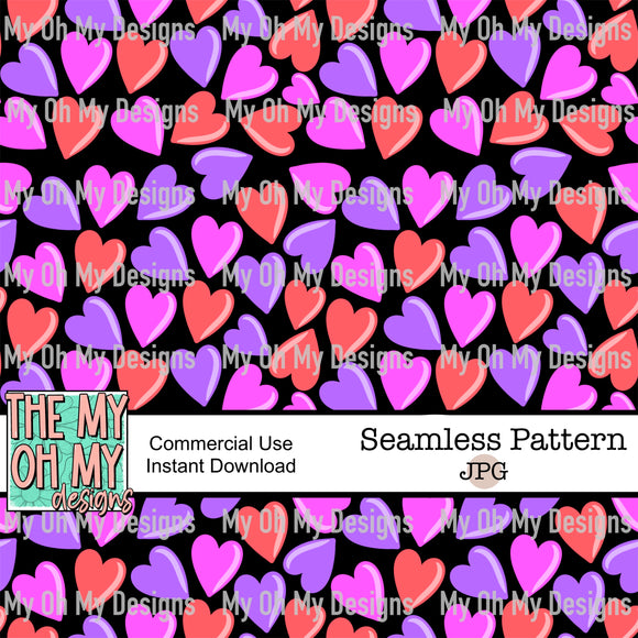 Hearts, Valentine's Day - Seamless File