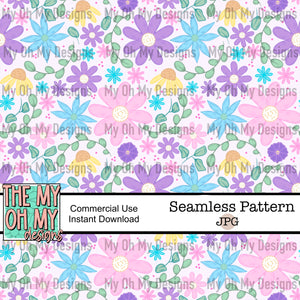 Flowers, floral - Seamless File