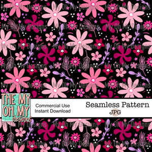 Flowers, Floral - Seamless File