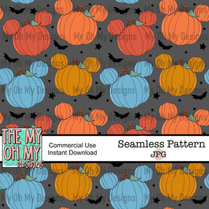 Mouse Pumpkins -Seamless File