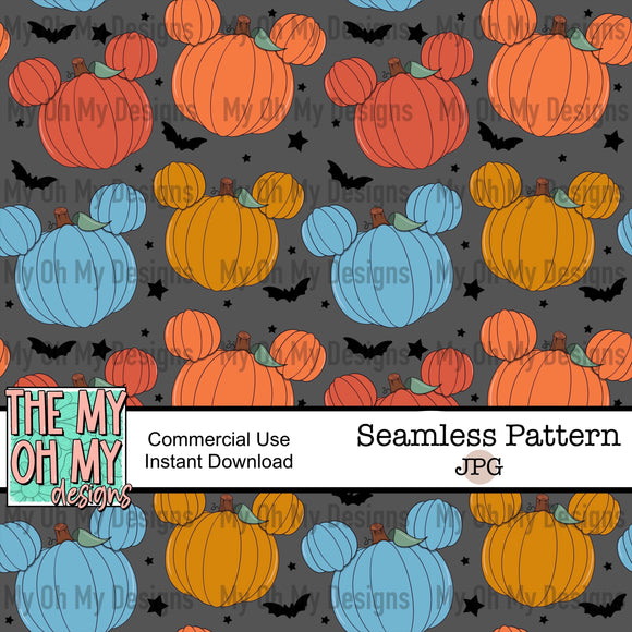 Mouse Pumpkins -Seamless File