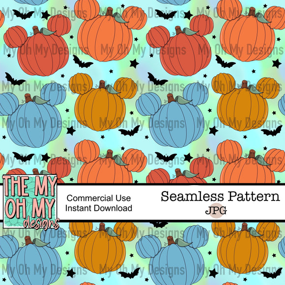 Mouse pumpkins - Seamless File