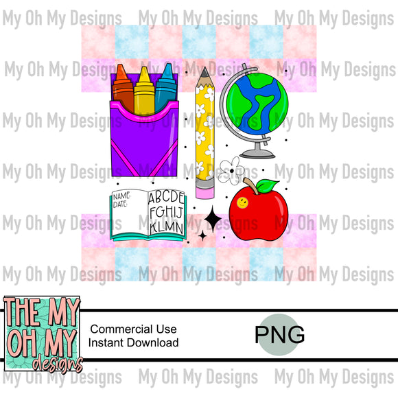 School Supplies - PNG File