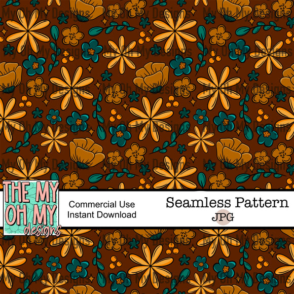 Flowers, Floral - Seamless File