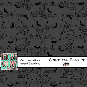 Spiderwebs and bats - Seamless File