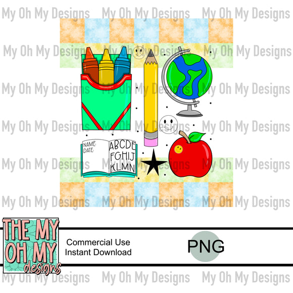 School Supplies - PNG File