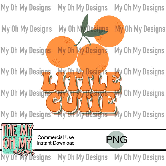 Little cutie, oranges - PNG File