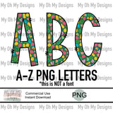 Alphabet Set, St Patricks Day, Lucky Charms - PNG File