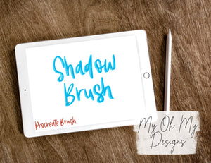 Shadow - Procreate lettering brush