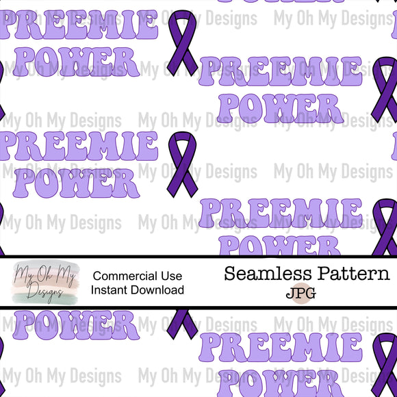 Preemie Power, Prematurity Awareness - Seamless File