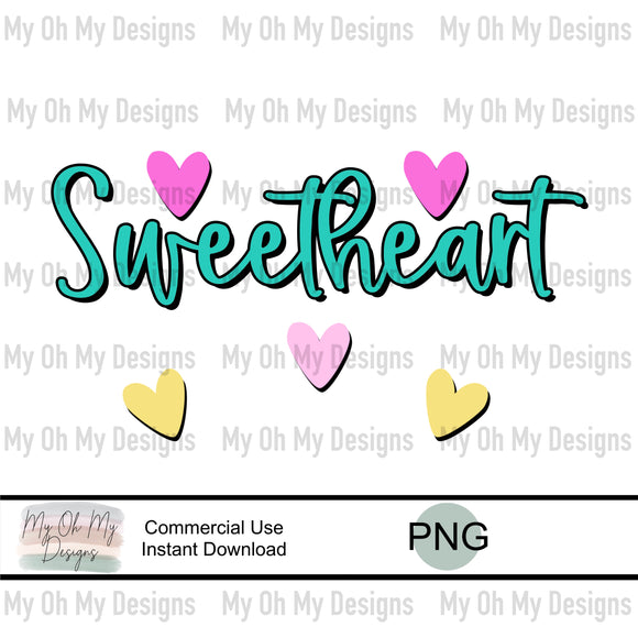 Sweetheart, Valentines - PNG File