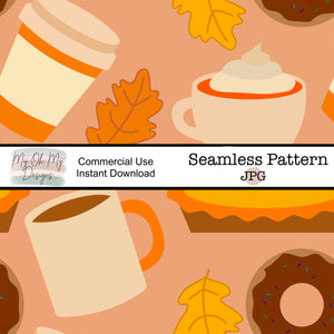 Fall Coffee - Seamless File