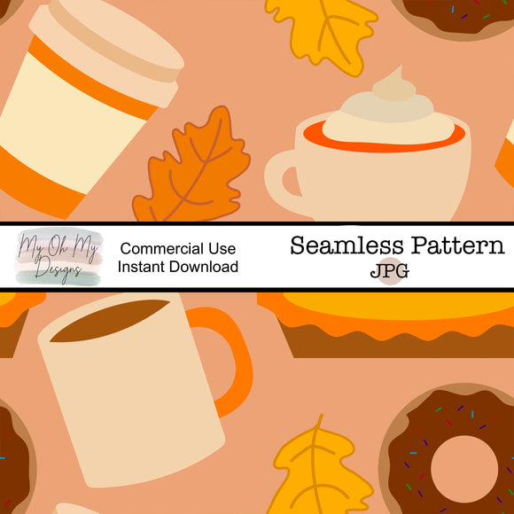 Fall Coffee - Seamless File