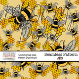 Bee, HoneyComb - Seamless File