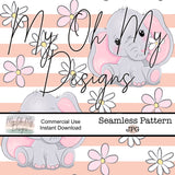Baby Elephants - Seamless File