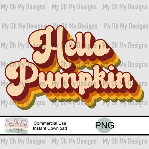 Hello pumpkin - PNG File