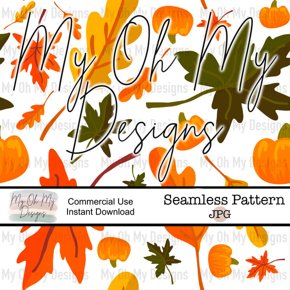 Fall leaves, autumn, leaf - Seamless File