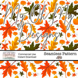 Fall leaves, autumn, leaf - Seamless File