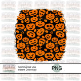 Jackolantern, pumpkins, background for sublimation - PNG File
