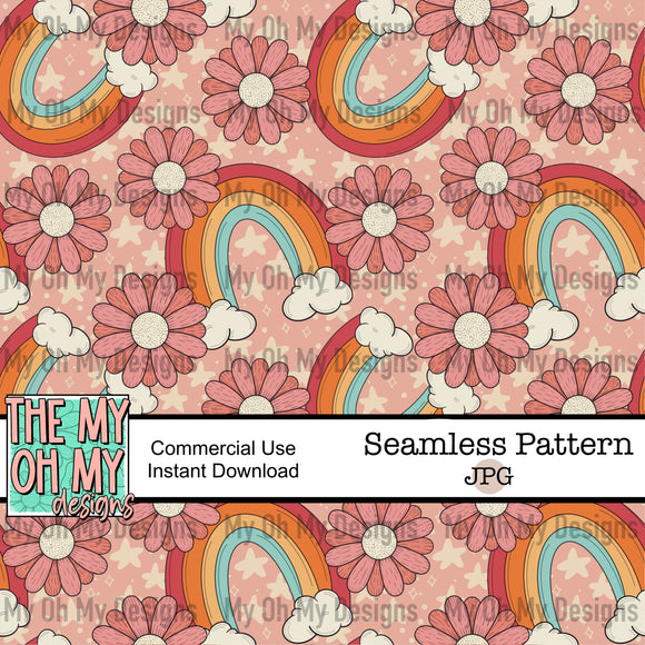 Floral Rainbow - Seamless File