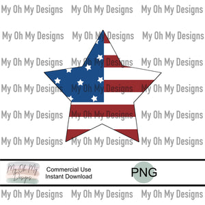 Stars and Stripes, Star - PNG file