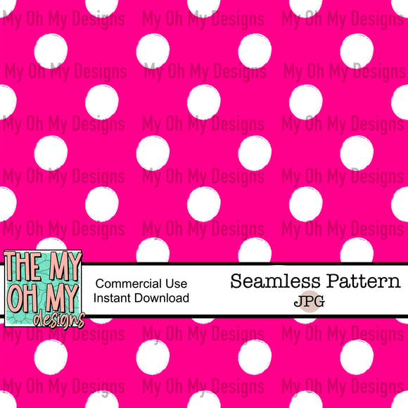 Sketchy Polka dots - Seamless File