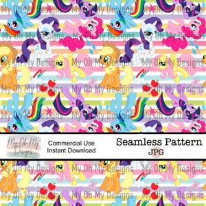 Ponies, Pony - Seamless File