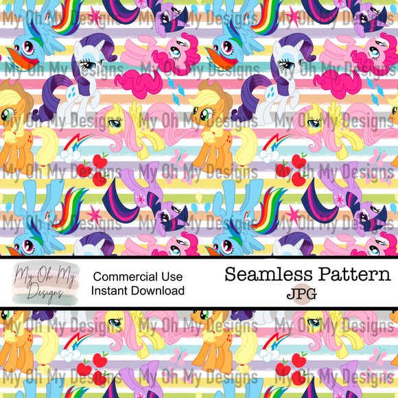 Ponies, Pony - Seamless File