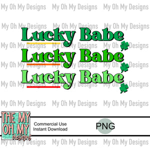 Lucky babe, St Patrick’s Day - PNG File