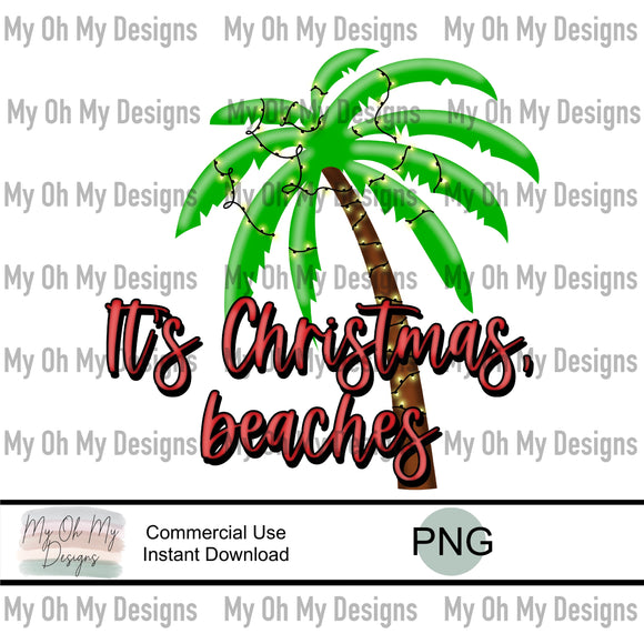 It’s Christmas, beaches - PNG File
