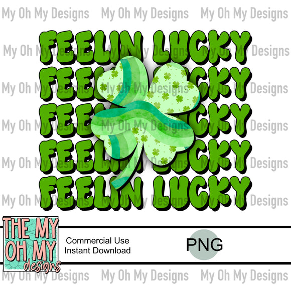 Feelin lucky, st Patrick’s day - PNG File