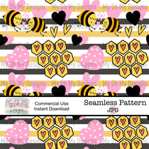 Bees, Love -  Seamless File