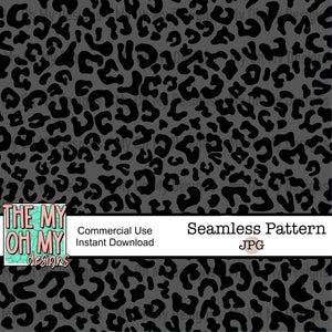 Black and grey leopard print - Seamless File
