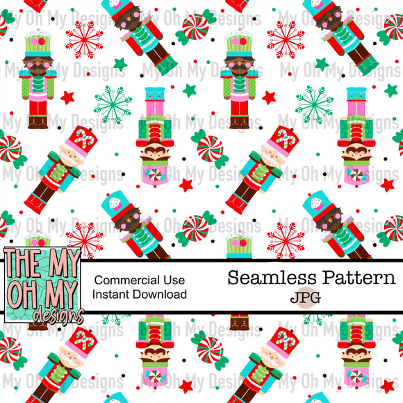 Nutcrackers, Christmas, winter - Seamless File