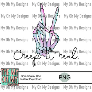 Creep it real, fall, pastel Halloween - PNG File