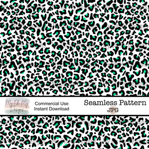 St. Patrick’s Day, Leopard print - Seamless File