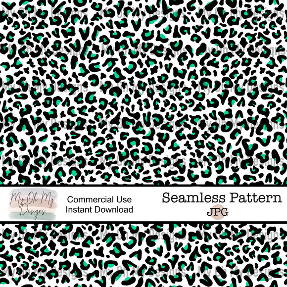 St. Patrick’s Day, Leopard print - Seamless File