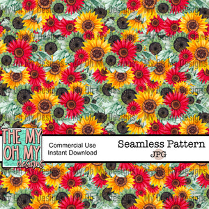 Sunflowers - Seamless File