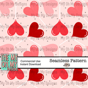 Valentine Heart Suckers - Seamless File