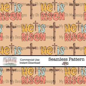 He is risen, Easter - Seamless File