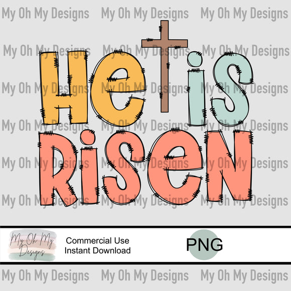 He is risen, Easter - PNG File
