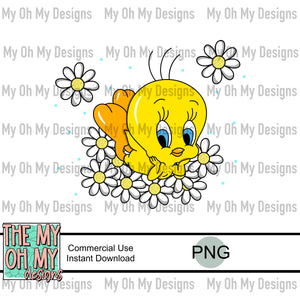 Yellow bird - PNG file