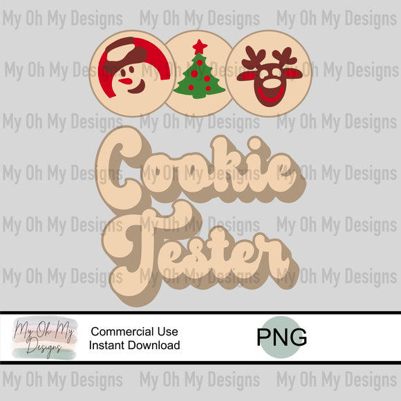 Cookie Tester, Christmas - PNG File