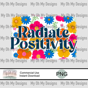 Radiate Positivity - PNG File