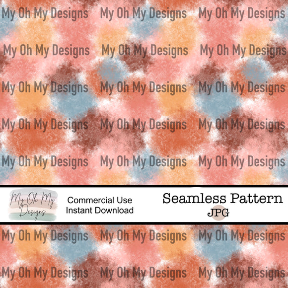 Boho color splatters - Seamless File