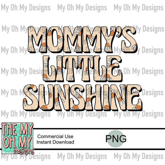 Mommy’s little sunshine - PNG file