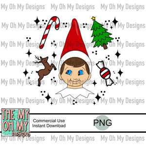 Elf, winter, Christmas - PNG File